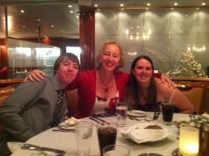Aunty Debbie with Cameron and Chelsey